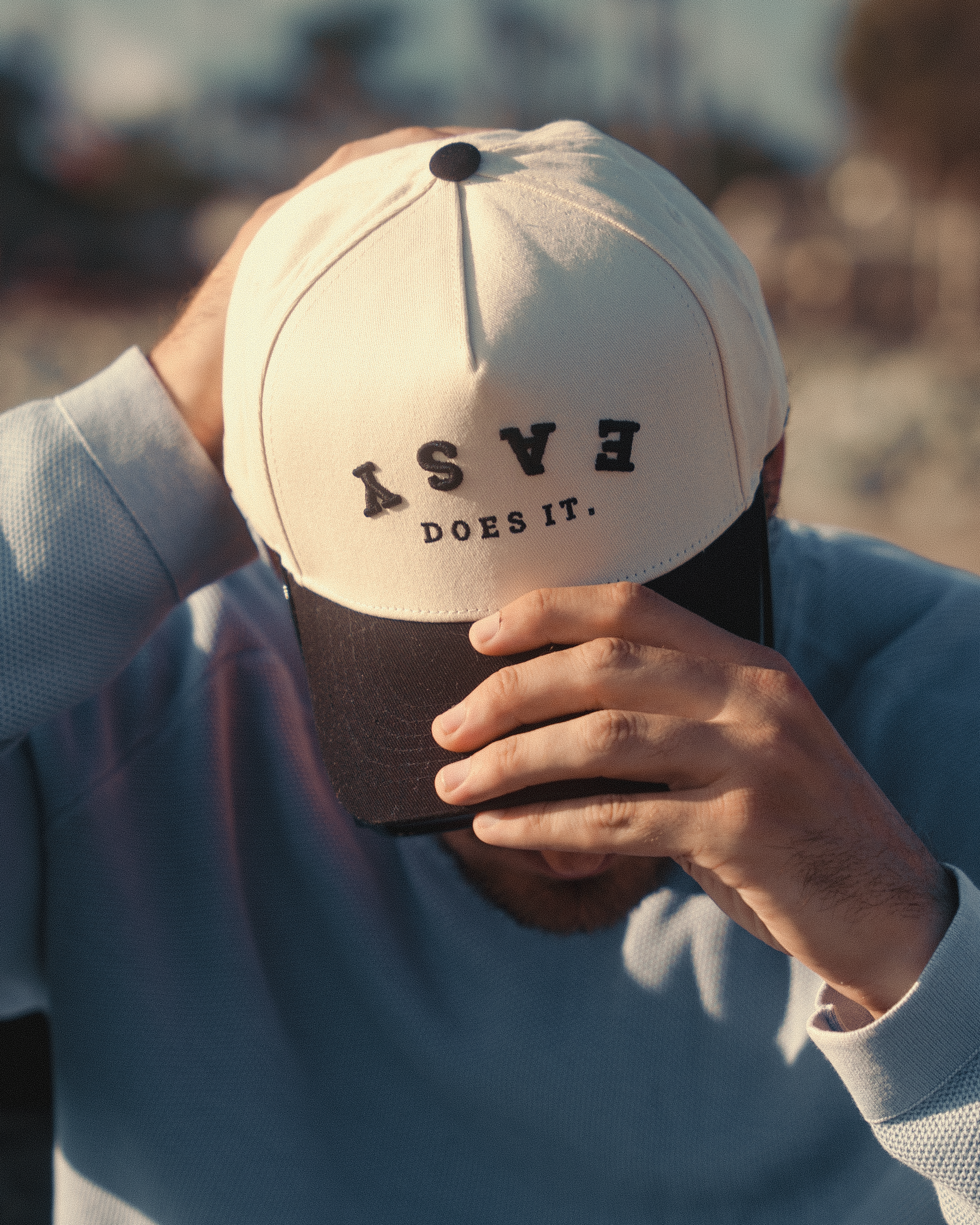 Easy Does It Hat — Black / Off-White