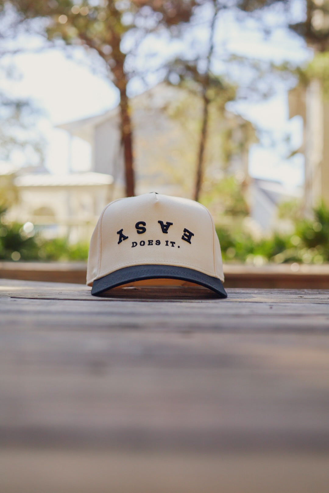 Easy Does It Hat — Black / Off-White