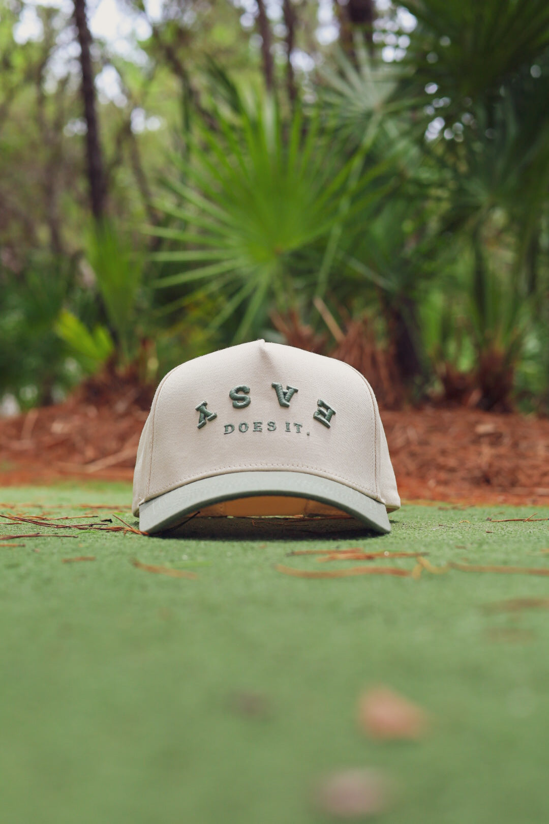 Easy Does It Hat — Sea Green / Off-White